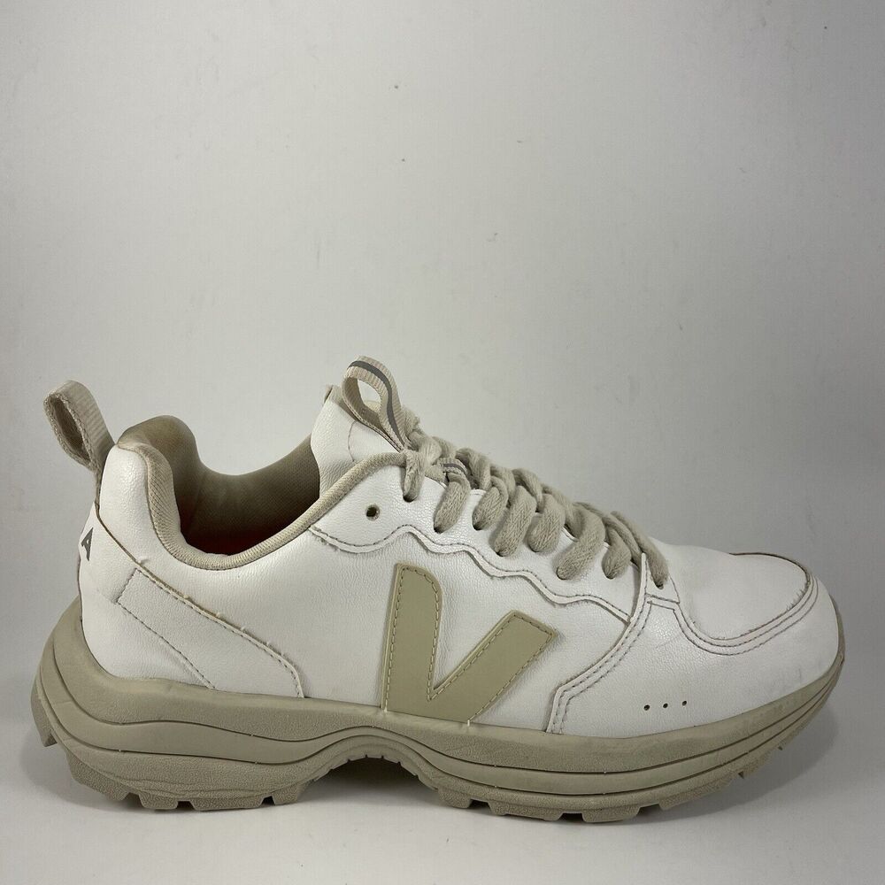 Veja Venturi Casual Sneakers Womens Size 9 White Tan Leather Chunky